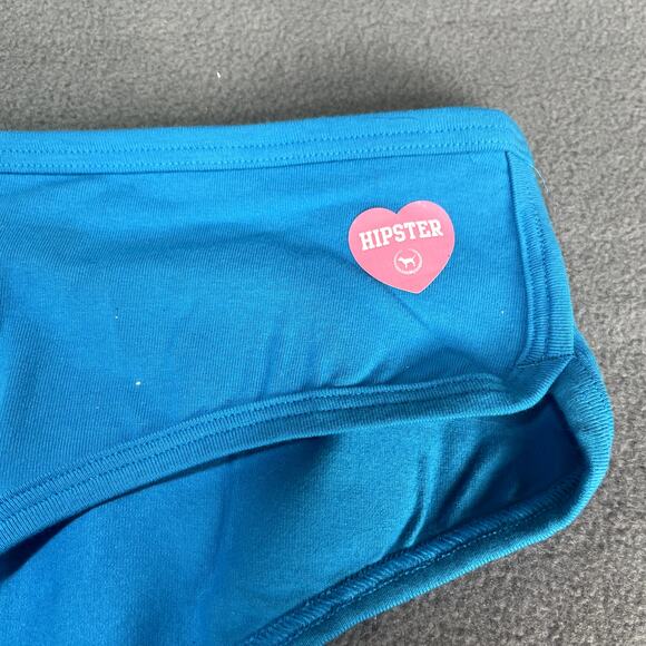 Victoria's Secret PINK 2011 Extra Low Rise Hipster Blue Jealous Panty Medium - Picture 4 of 8